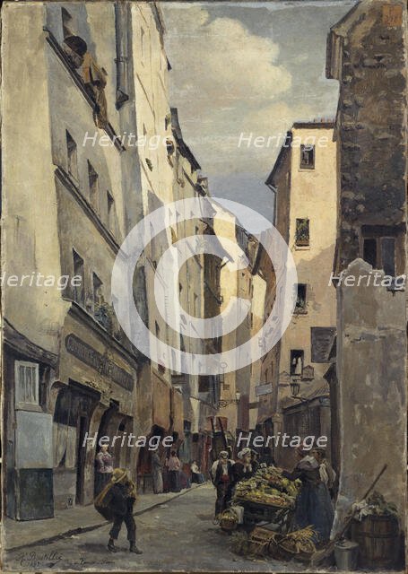 Rue de Venise in 1893, 1893. Creator: Raphael Boutillier.