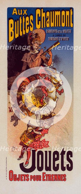 Affiche pour le "Magasin des Buttes Chaumont", c1899. Creator: Jules Cheret.