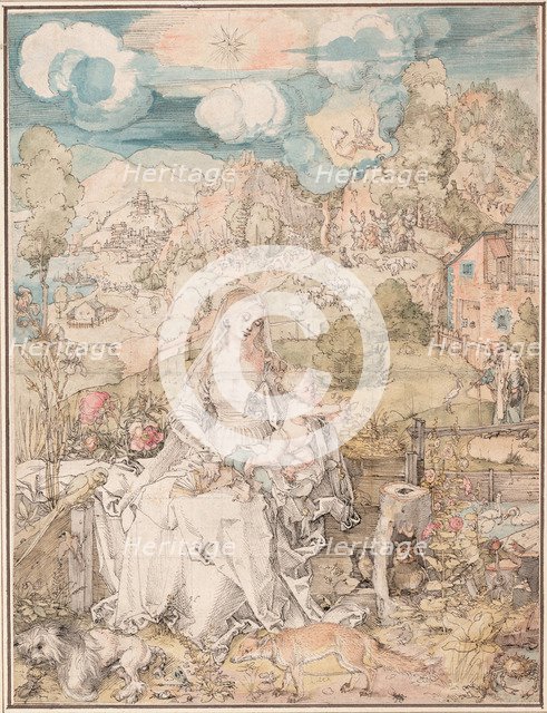 Mary among a Multitude of Animals, ca 1503. Artist: Dürer, Albrecht (1471-1528)