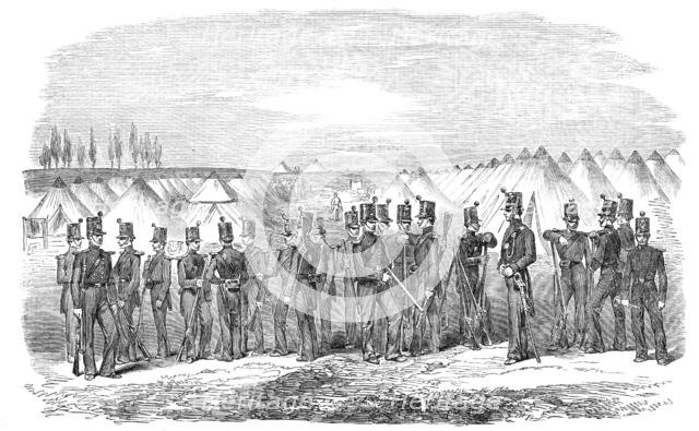 Encampment of the Rifle Brigade, at Constantinople - from a daguerreotype by J. Robertson, 1854. Creator: Unknown.