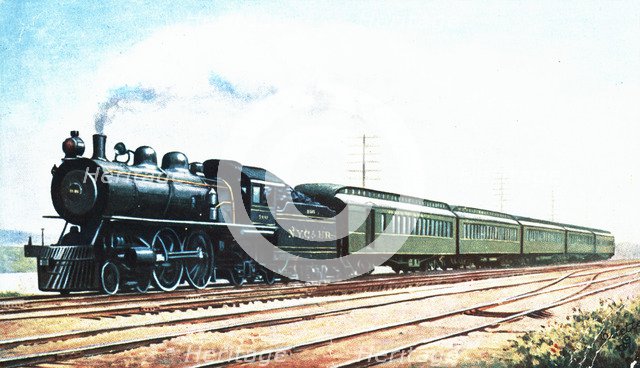 Express 'The Empire State Express', English postcard 1910s.