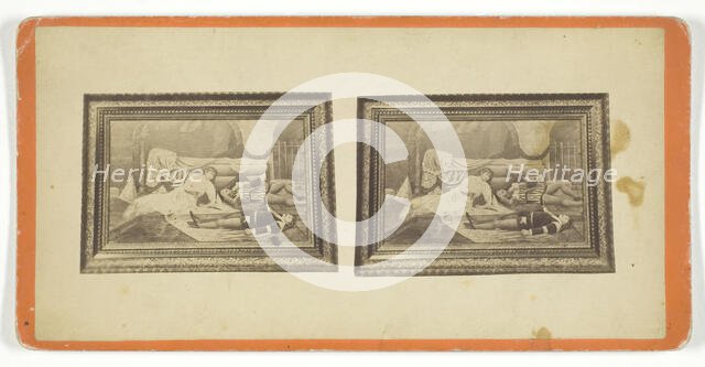 Untitled [dramatic scene], late 19th century.  Creator: C. H. Wareham.