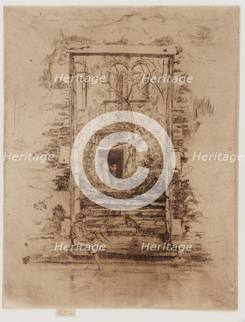 The Garden, 1879-1880. Creator: James Abbott McNeill Whistler.