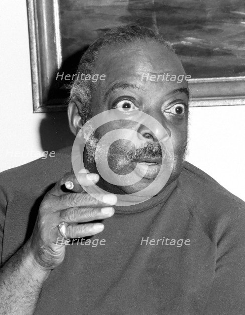 Count Basie, Churchill Hotel, London, 1973.   Artist: Brian O'Connor.