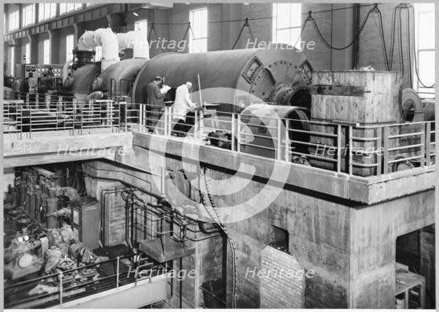 Portishead 'B' Power Station, Portishead and North Weston, North Somerset, 29/09/1955. Creator: John Laing plc.