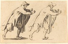 Man Moving Abruptly, c. 1622. Creator: Jacques Callot.