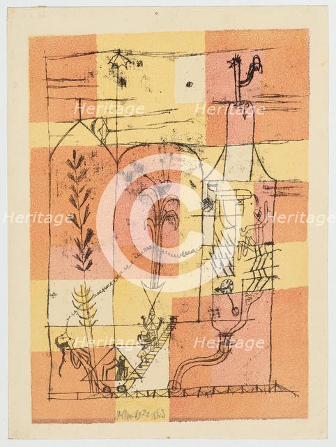 Hoffmanneske Szene, 1921. Creator: Klee, Paul (1879-1940).