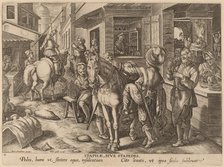 Equestrian Harnesses: pl.9, c. 1580/1590. Creator: Theodoor Galle.