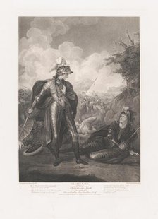 Prince Henry, Hotspur and Falstaff (Shakespeare, King Henry..., first published 1796; reissued 1852. Creator: Thomas Ryder.