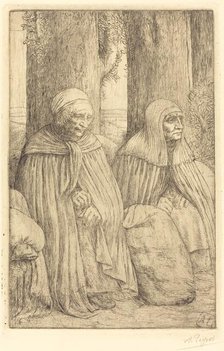 Peasants (Paysannes). Creator: Alphonse Legros.