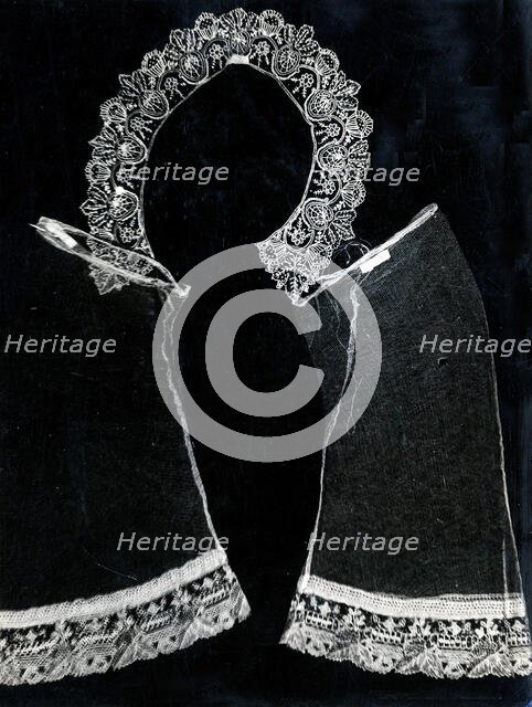 Collar, Belgium, 1860s. Creator: Unknown.