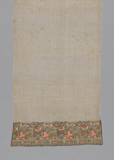 Towel, Turkey, 1850/1900. Creator: Unknown.