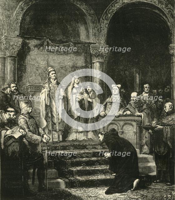 'Submission of Henry IV. At Canossa', (1077), 1890.   Creator: Unknown.