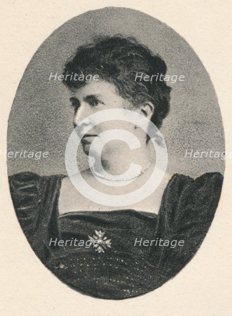 'Lady Halle', c1880, (1895). Artist: F Jenkins Heliog.