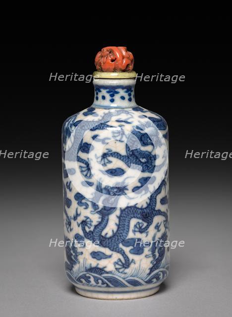 Snuff Bottle, 1661-1722. Creator: Unknown.