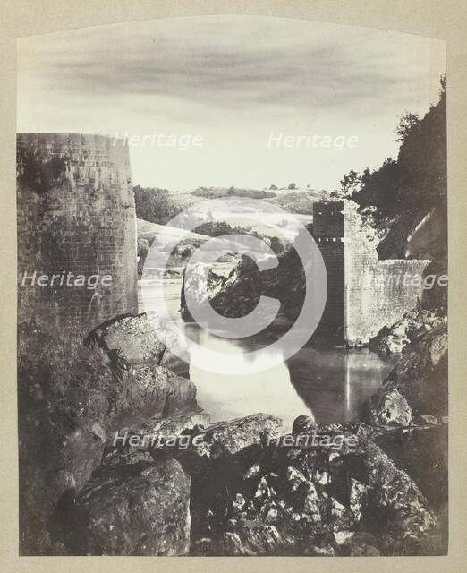 Landscape with Ruin, c. 1870. Creator: Félix Thiollier.