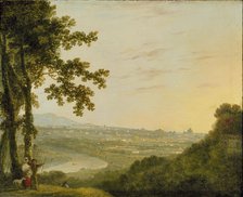 Rome from the Villa Madama, during or post 1753. Artist: Richard Wilson.