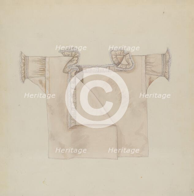 Infant's Shirt, c. 1937. Creator: Mary E Humes.