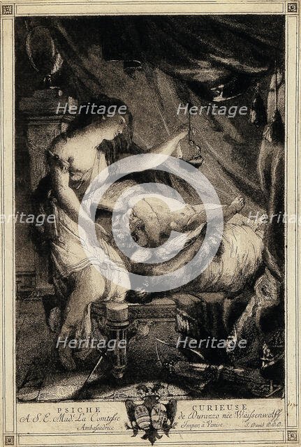 Curious Psyche, mid-1770s. Creator: Giovanni David.