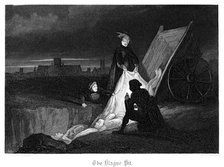 'The Plague Pit', 1855. Artist: John Franklin