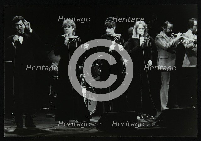 Georgie Fame and Sweet Substitute with Keith Smith's Hefty Jazz in concert, 1984. Artist: Denis Williams