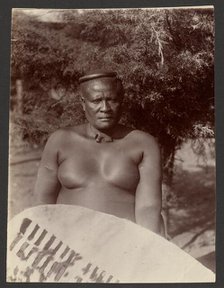 Zulu Chief, brother of Cetewayo, about 1860-1880. Creator: Unknown.