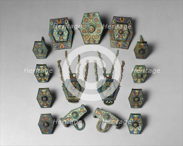 Harness Ornaments, Late Roman or Byzantine, 200-400. Creator: Unknown.