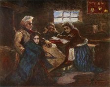 'Menshikov in Berezovo (a study)', 1881, (1965). Creator: Vasily Surikov.