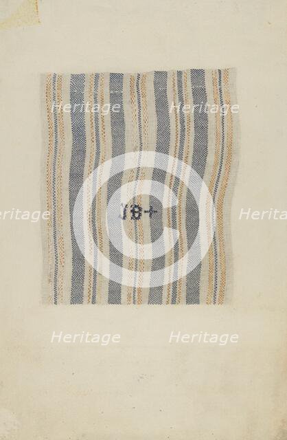 Linen Bag, c. 1936. Creator: Joseph Goldberg.