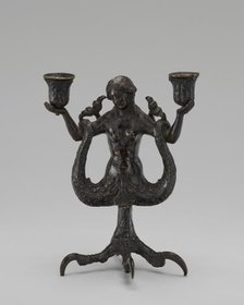 Siren Candleholder, c. 1510/1530. Creator: Severo Calzetta da Ravenna.