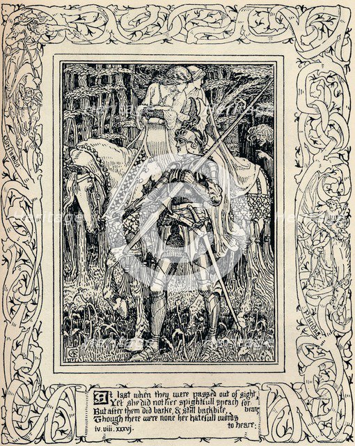 'Faerie Queene', c1900. Artist: Walter Crane.