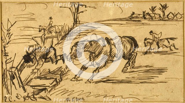 A Check, 1869. Creator: Randolph Caldecott.