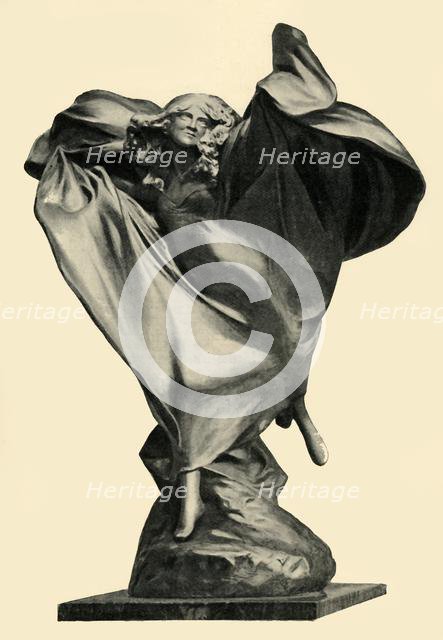 Statue of Loïe Fuller by Théodore Rivière, c1890s, (1903).  Creator: Unknown.