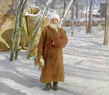 Elderly Sart man (Babaika), Samarkand, between 1905 and 1915. Creator: Sergey Mikhaylovich Prokudin-Gorsky.