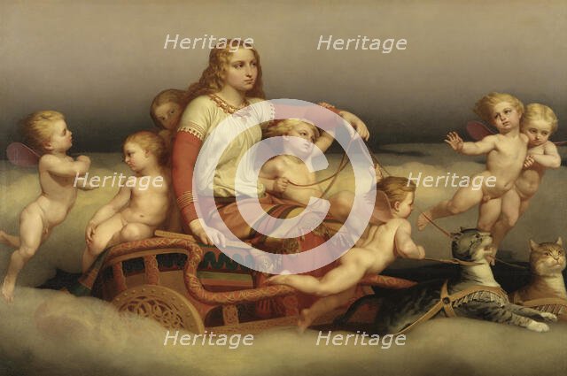 Freyja Seeking her Husband, 1852. Creator: Nils Jakob Blommer.