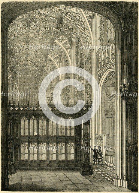 'Entrance to King Henry VII.'s Chapel', (1881). Creator: Unknown.