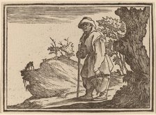 Peasant with Sack, 1621. Creator: Edouard Eckman.