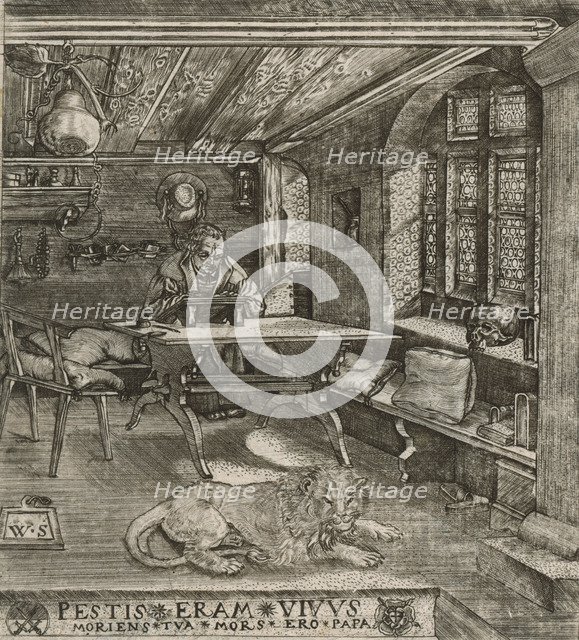 Martin Luther as Saint Jerome in his Cell, c. 1580.