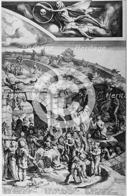 The Table of Cebes (image 2 of 4), 1592. Creator: Jacob Matham.