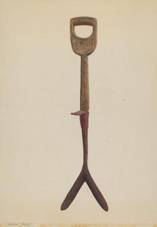 Hay Knife, c. 1938. Creator: Samuel Faigin.