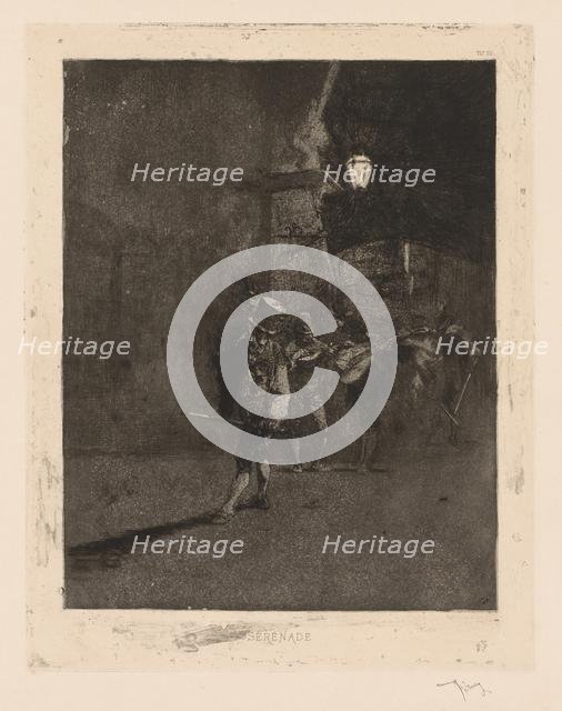 Serenade. Creator: Mariano Fortuny y Carbó (Spanish, 1838-1874).