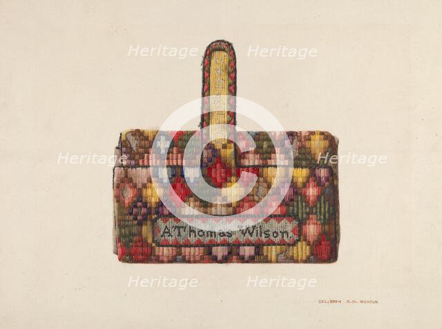 Wallet, c. 1939. Creator: Ralph Morton.