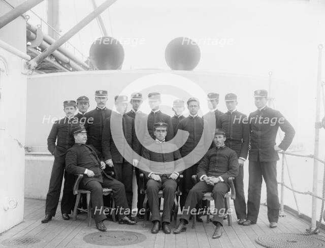 U.S.S. Maine, junior officers, 1896. Creator: Unknown.