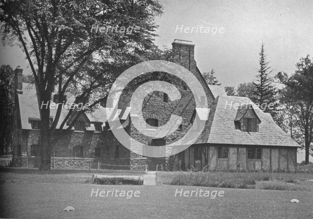 Elevation overlooking the 10th tee, West Course, Winged Foot Golf Club, Mamaroneck, New York, 1925. Artist: Unknown.