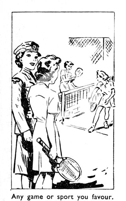 'Any game or sport you favour', 1940. Artist: Unknown.