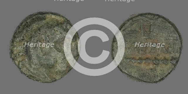 Coin Depicting the Hero Herakles, 336-323 BCE. Creator: Unknown.