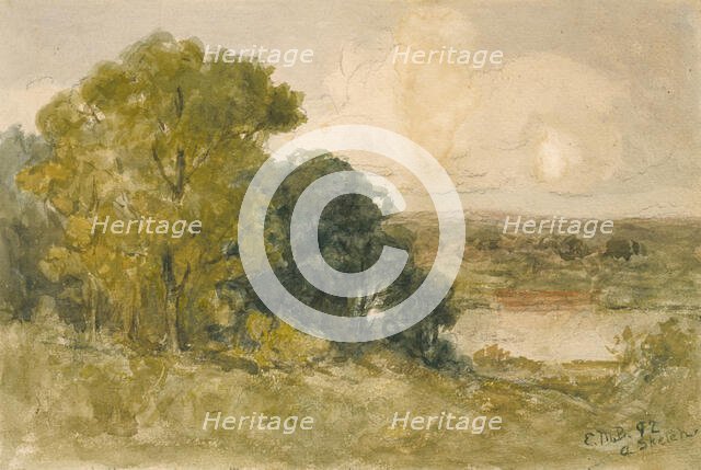 On the Seekonk, 1892. Creator: Edward Mitchell Bannister.