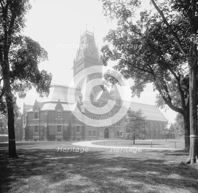 Memorial Hall, Harvard College, c1899. Creator: Unknown.
