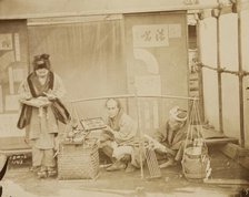 Street Merchants, 1884. Creator: Unknown.