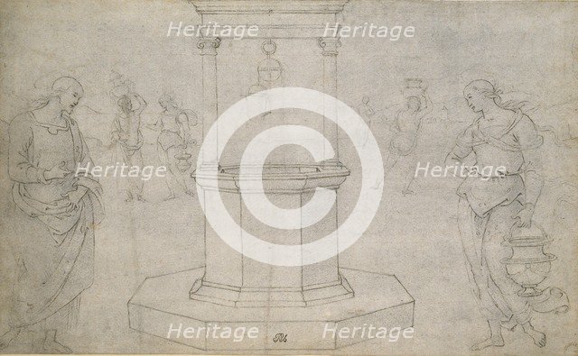 Christ and the Woman of Samaria, late 15th-early 16th century. Artist: Perugino.